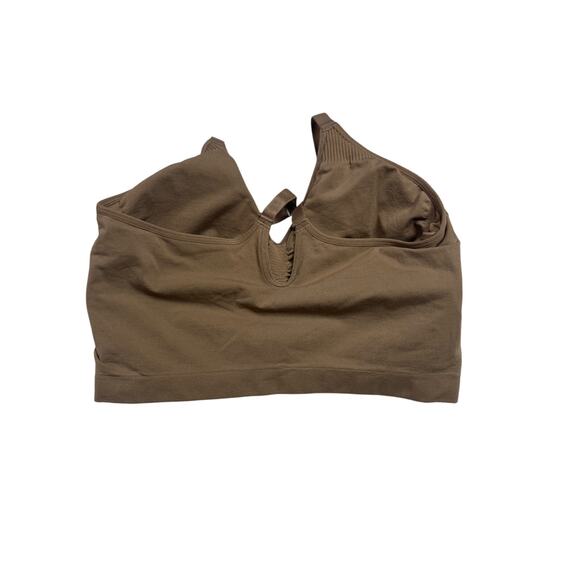 Yitty Nearly Naked Shaping Plunge Bra, sz 3x/4x, color “Moody B*tch Taupe” NWT - Picture 9 of 11